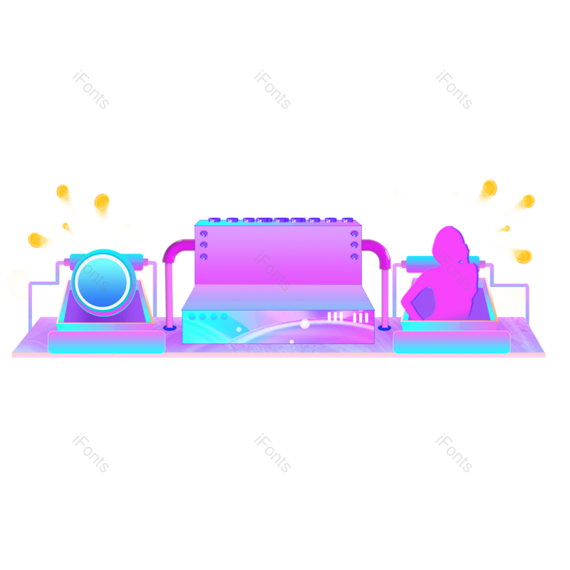 618图片,购物狂欢元素,年终大促PNG,年中大促免抠素材